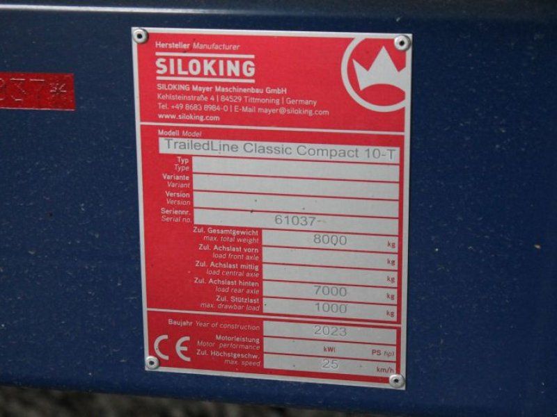Siloking TRAILEDLINE CLASSIC COMPACT 10