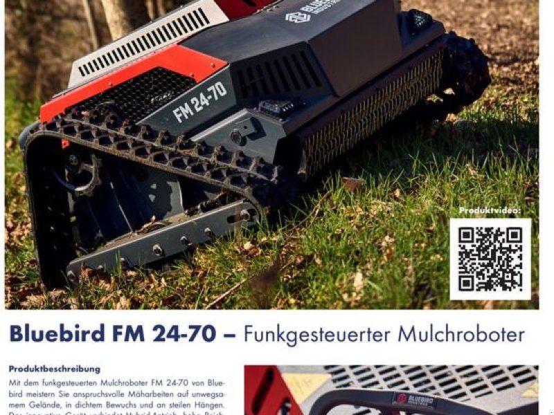Bluebird Sichelraupenmulcher FM 24-70  Funkmäher