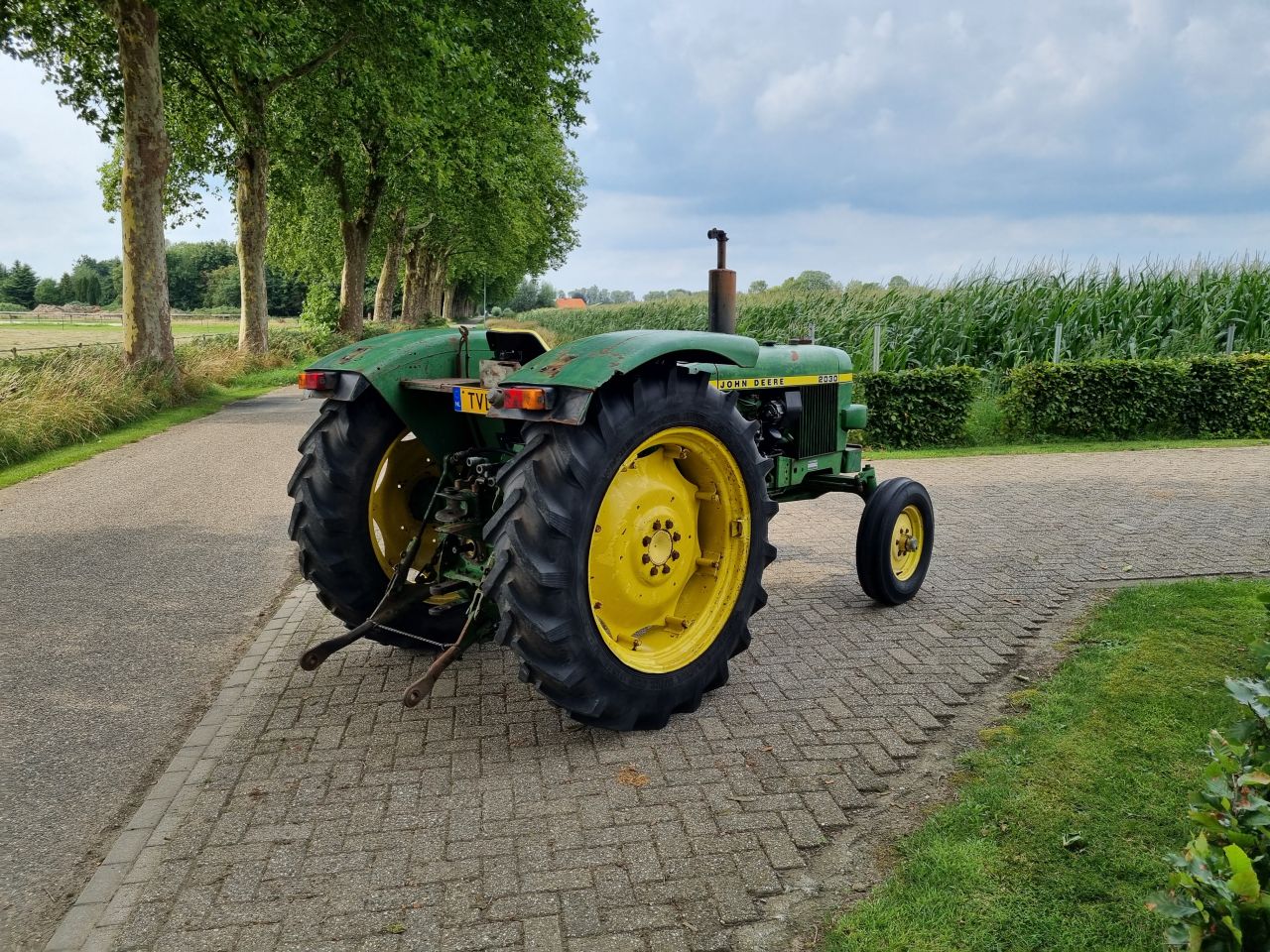 John Deere 2030 stuurbekrachtiging marge