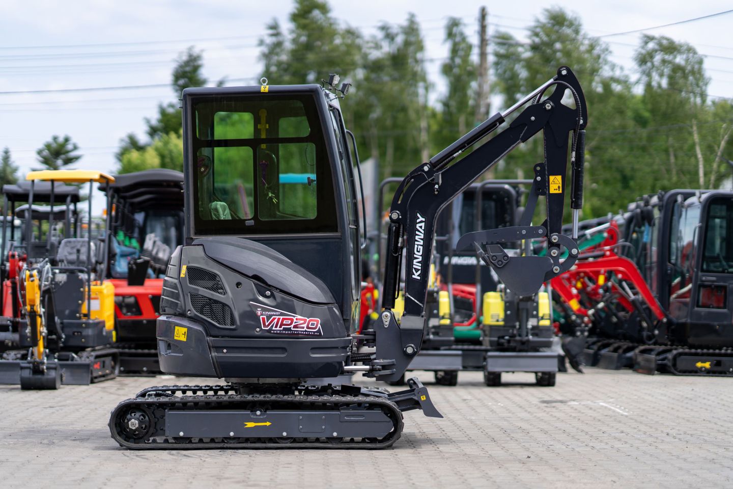 Graafmachine KINGWAY VIP20 nieuw GRATIS levering 1820KG