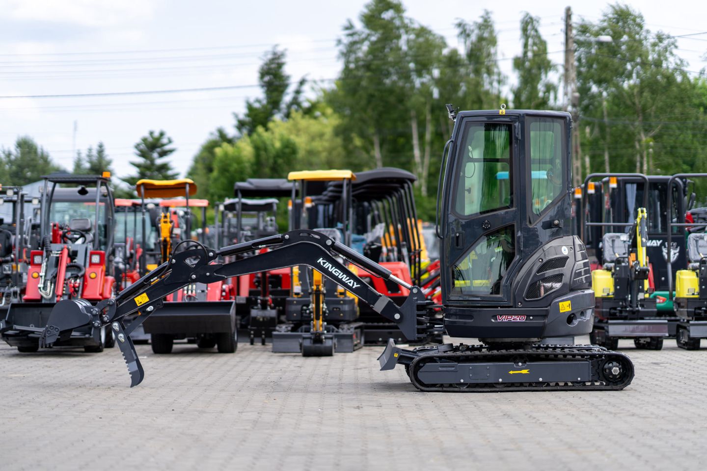 Graafmachine KINGWAY VIP20 nieuw GRATIS levering 1820KG