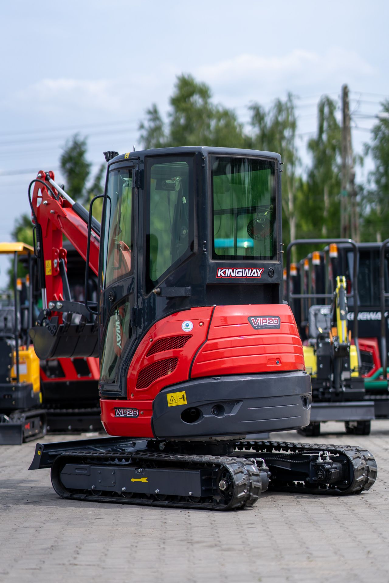 Graafmachine KINGWAY VIP20 nieuw GRATIS levering 1820KG KUBOTA