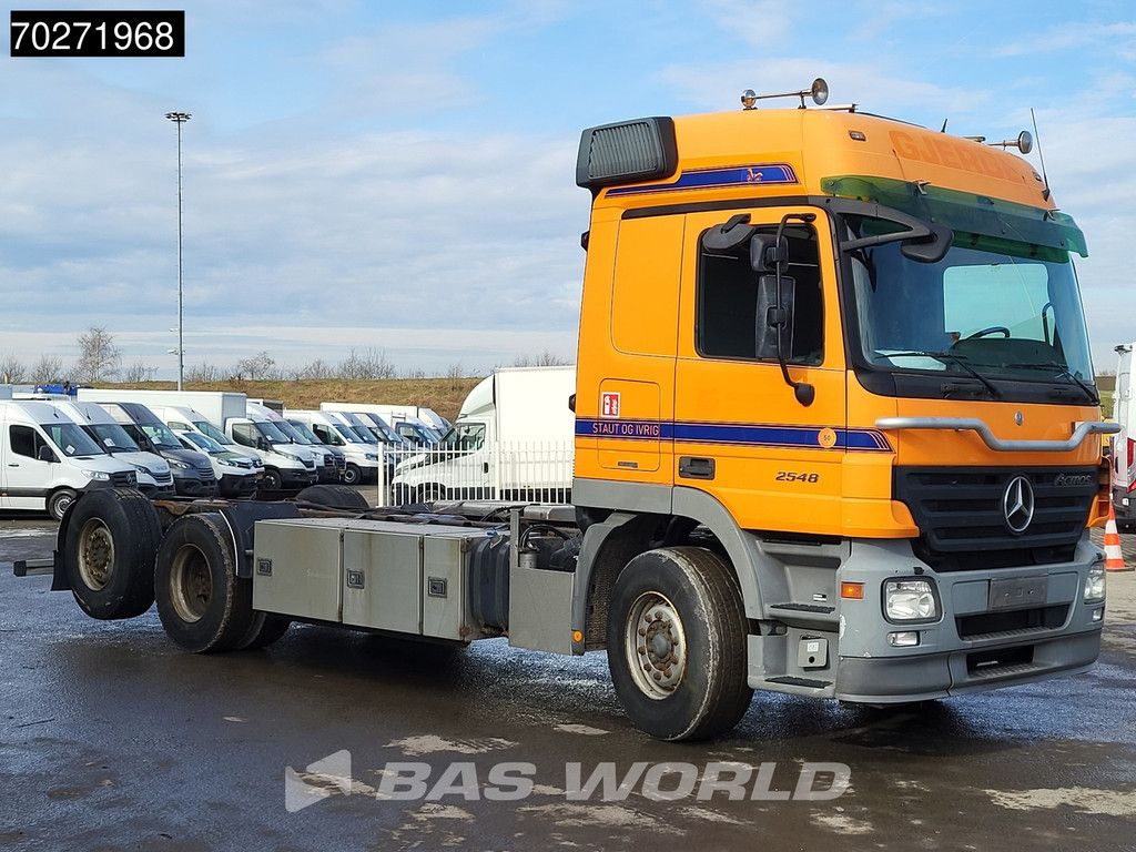 Mercedes Actros 2548 6X2 ADR chassis Liftaxle Telligent Halb Automatic Euro 4