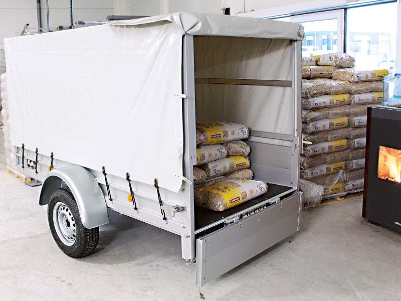 Koch mit Plane 125x250cm 750kg|Typ U4|Hochplane 150 cm Hobby