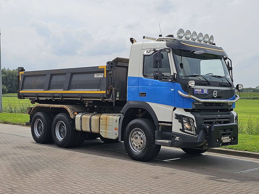 VOLVO FMX 13.460 6x4 steel dautel 3s