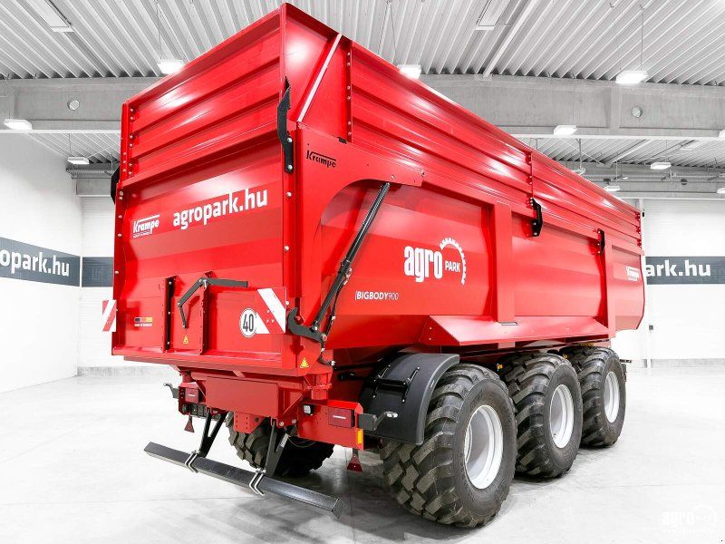 Krampe Big Body 900 (BB 900) 28 tons capacity, 46,1 m3, 3 axles, 80 cm
