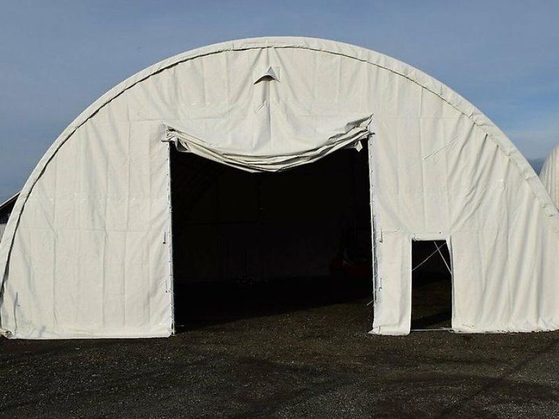 Unterstand Lager Halle Rundbogenhalle Industriezelt  12,2x30m