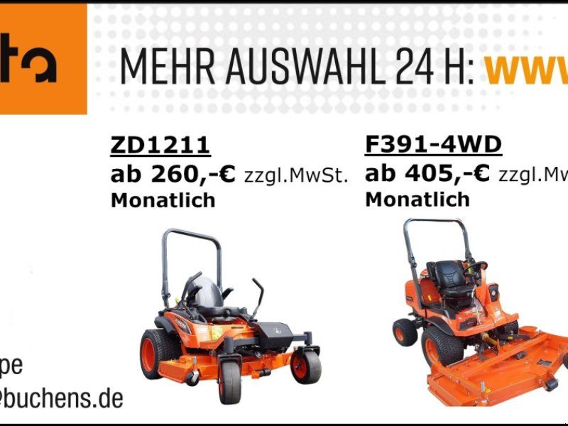 Kubota F391-4WD  ab 0,99%