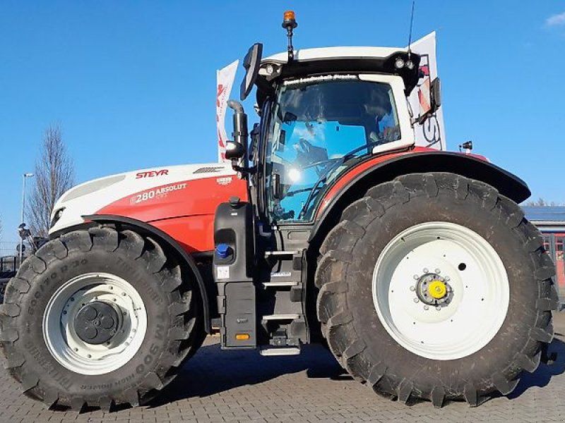 Steyr Absolut 6280 CVT Vorführmaschine mit nur 420 Stunden und RTK Len