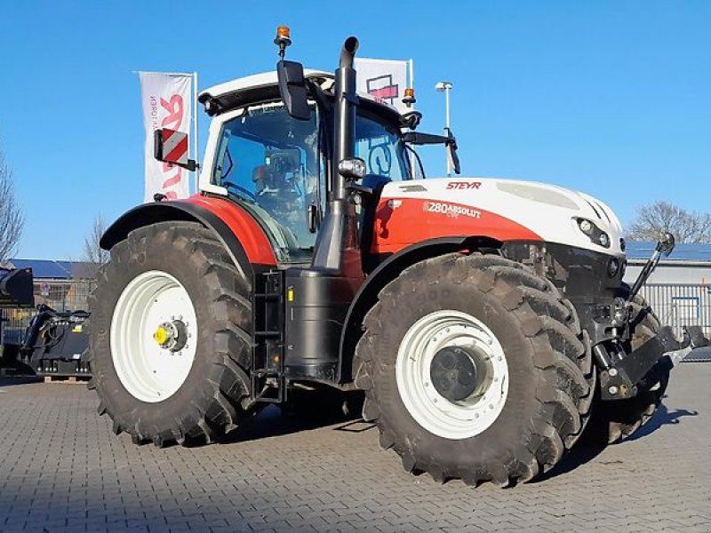 Steyr Absolut 6280 CVT Vorführmaschine mit nur 420 Stunden und RTK Len