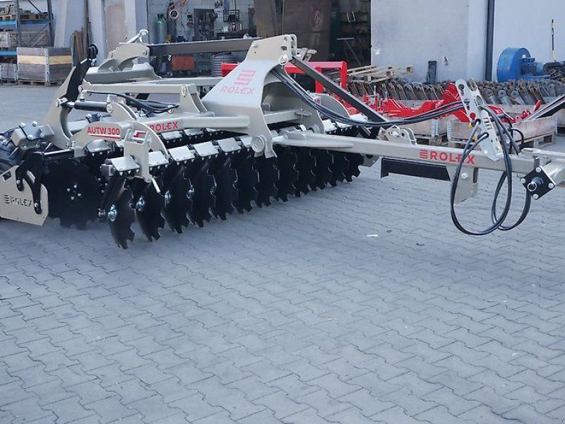 MD Landmaschinen RX Scheibenge mit Hitch und Reifenpacker 2,5m 4,0m AUTW