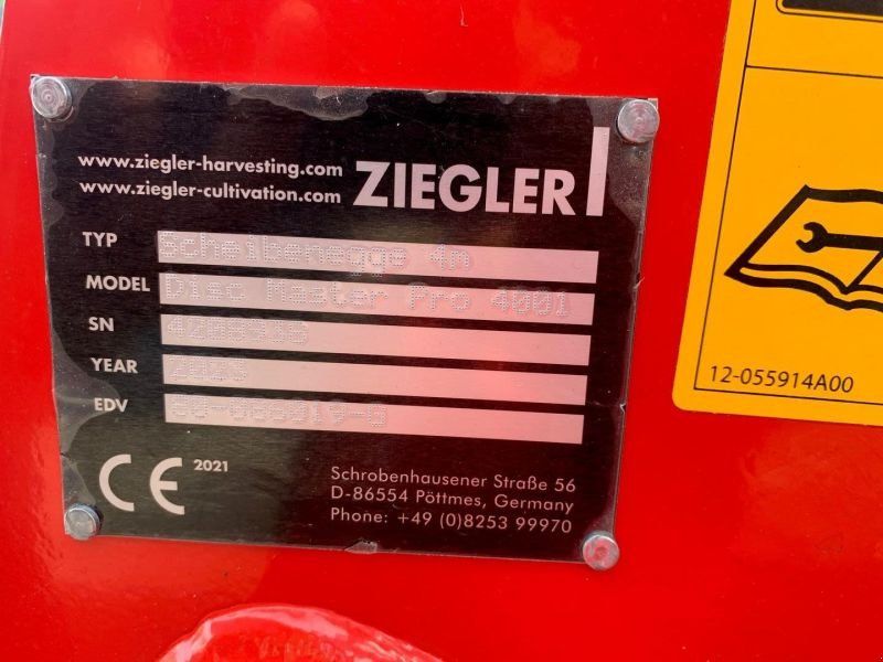 Ziegler DISC MASTER PRO 4001 S