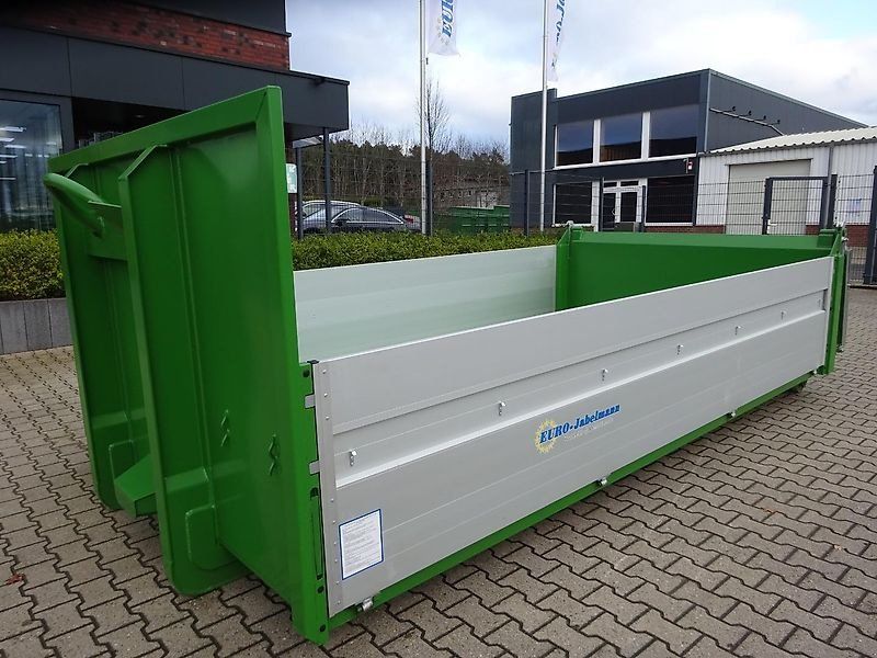 EURO-Jabelmann , Plattform, STE 4500 mit ALU-Bordwände, überfahrb. Hec