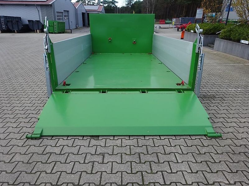 EURO-Jabelmann , Plattform, STE 4500 mit ALU-Bordwände, überfahrb. Hec