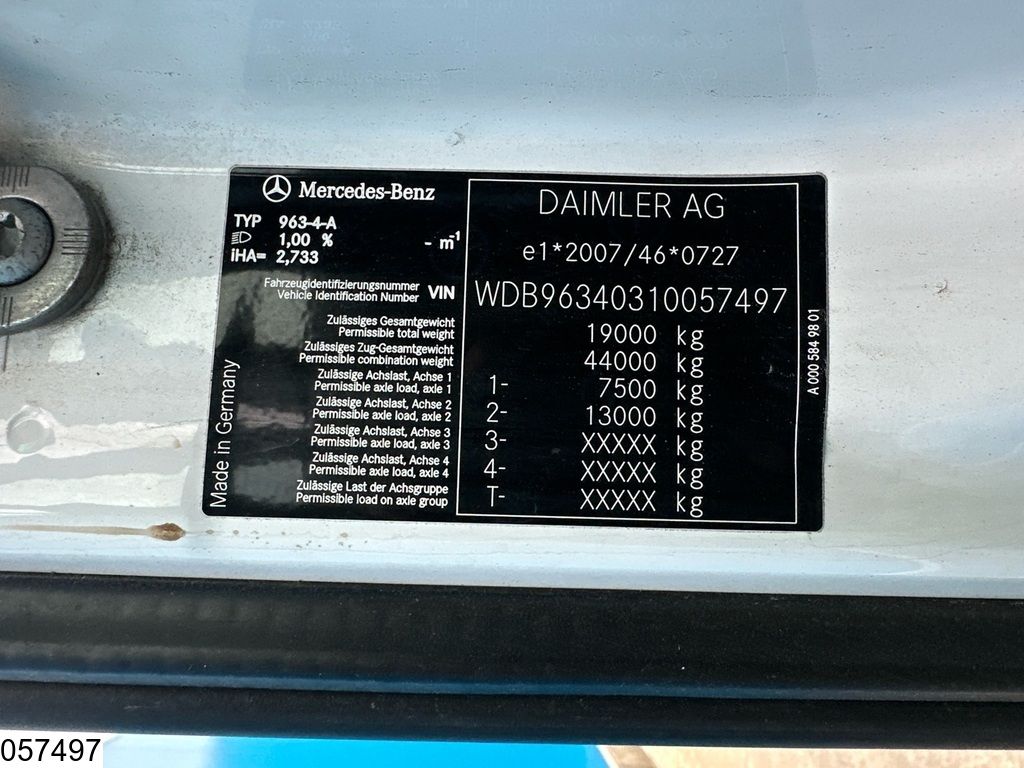 Mercedes Actros 1843 EURO 6, Retarder, PTO, Standairco