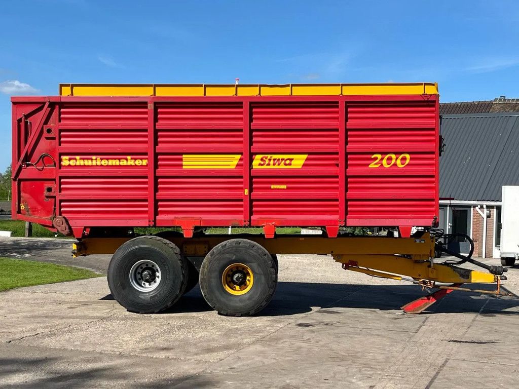 Schuitemaker Siwa 200 Silage wagen Gedwongen gestuurd ZWAAR ONDERSTEL