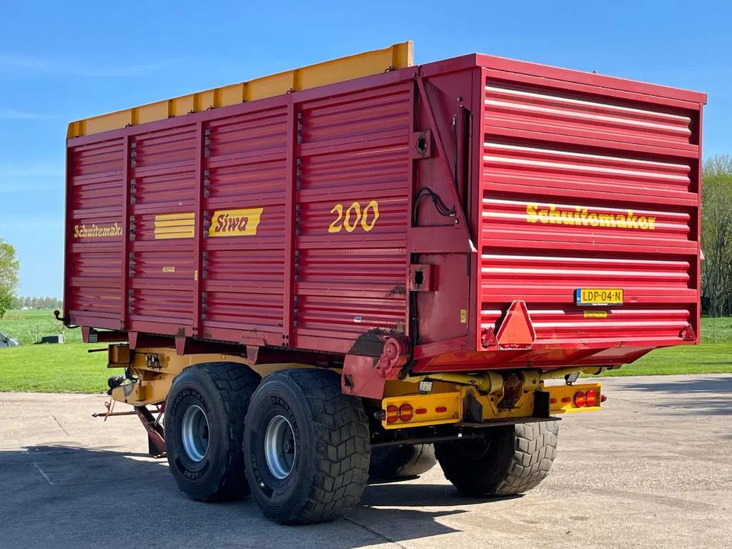 Schuitemaker Siwa 200 Silage wagen Gedwongen gestuurd ZWAAR ONDERSTEL