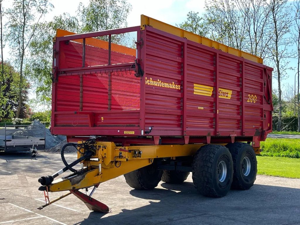 Schuitemaker Siwa 200 Silage wagen Gedwongen gestuurd ZWAAR ONDERSTEL
