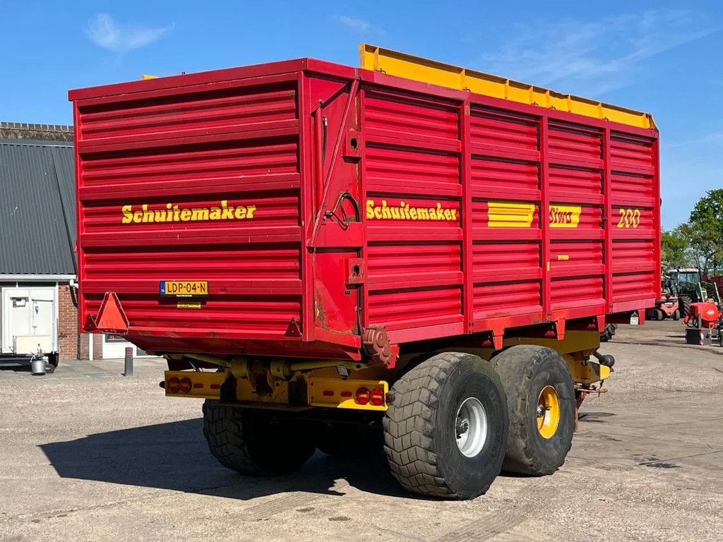 Schuitemaker Siwa 200 Silage wagen Gedwongen gestuurd ZWAAR ONDERSTEL