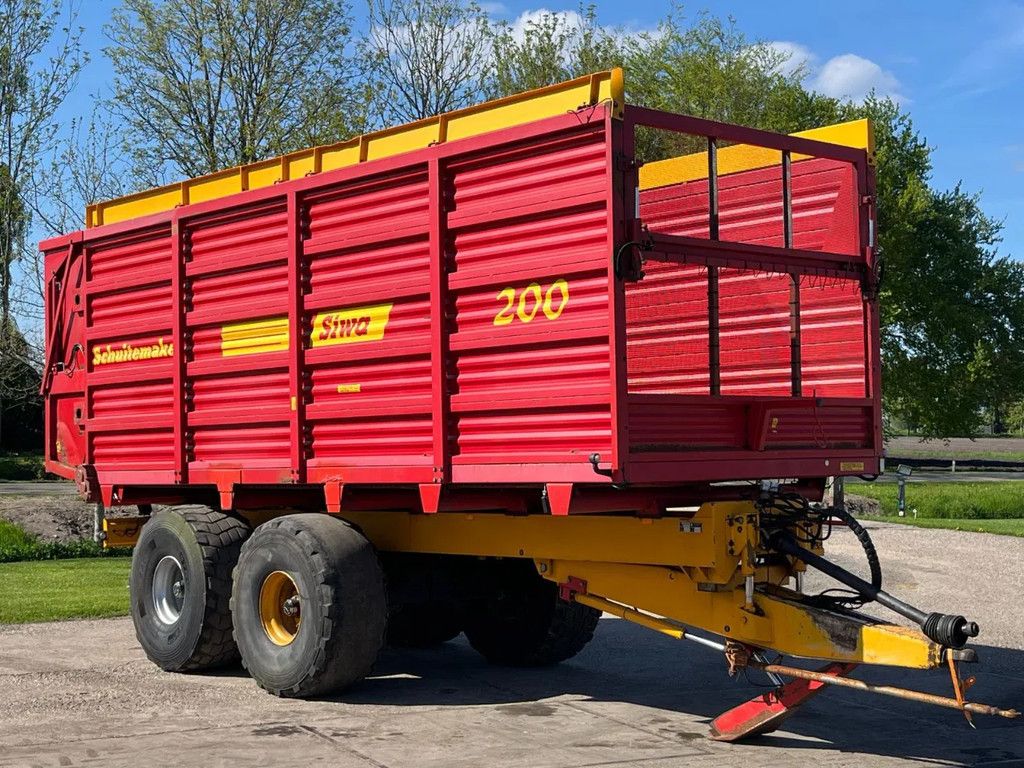 Schuitemaker Siwa 200 Silage wagen Gedwongen gestuurd ZWAAR ONDERSTEL