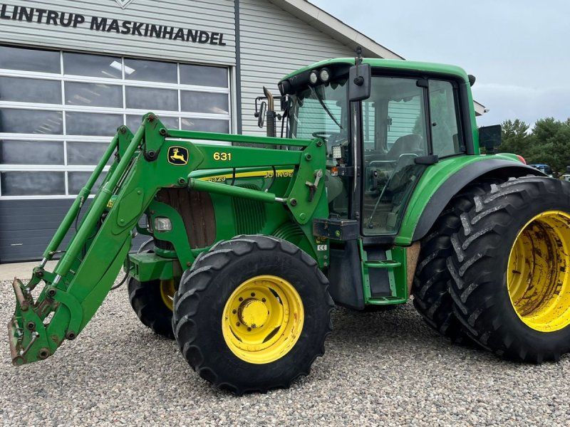 John Deere 6320 m/ 631 Frontlæsser  AutoPower og TLS affjedret foraksel