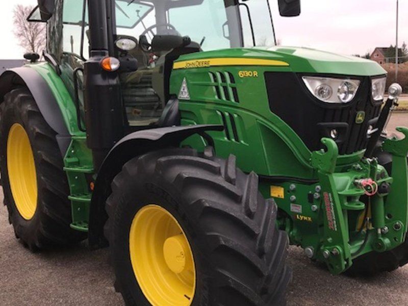 John Deere 6130R Autopower, Autotrack aktiveret M/frontlift
