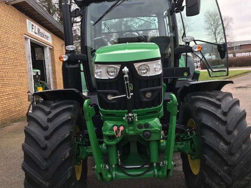 John Deere 6130R Autopower, Autotrack aktiveret M/frontlift