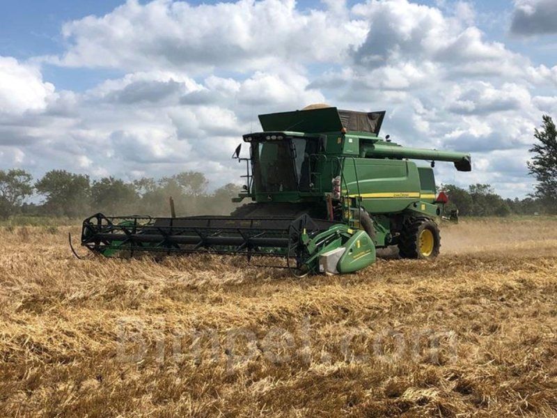 John Deere T660 4wd & Powerflow skærbord, autotrac ready