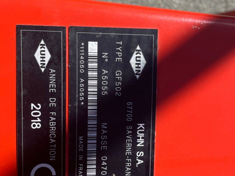 Kuhn GF502 Vender rotor rive