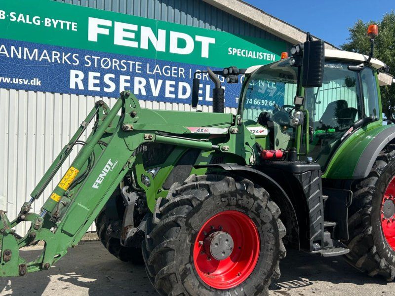 Fendt 724 Vario S4 Profi Plus Med Frontlæsser