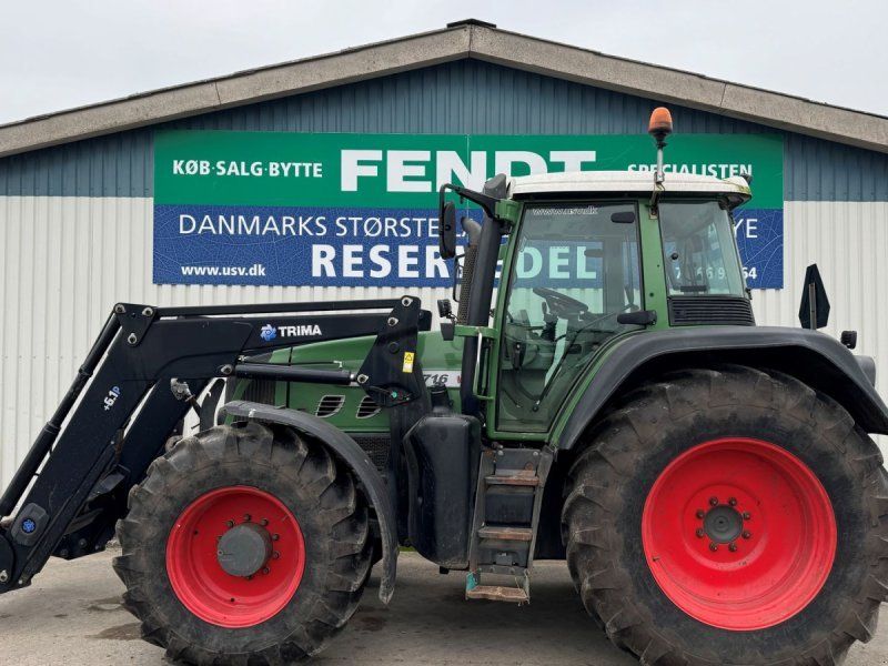 Fendt 716 VARIO TMS med Trima +6.1P Frontlæsser