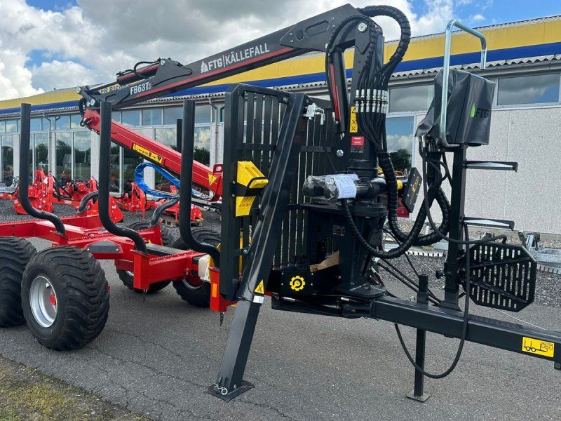 Källefall FB90 / FB63Ts FTG FB90 skovvogn med 63m kran
