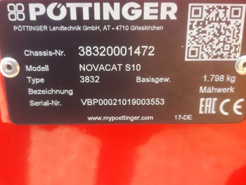 Pöttinger Novacat S10
