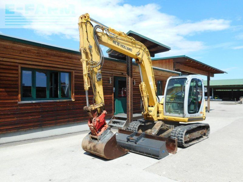 Kobelco new holland e80-1es mit powertilt ( 8.290kg )