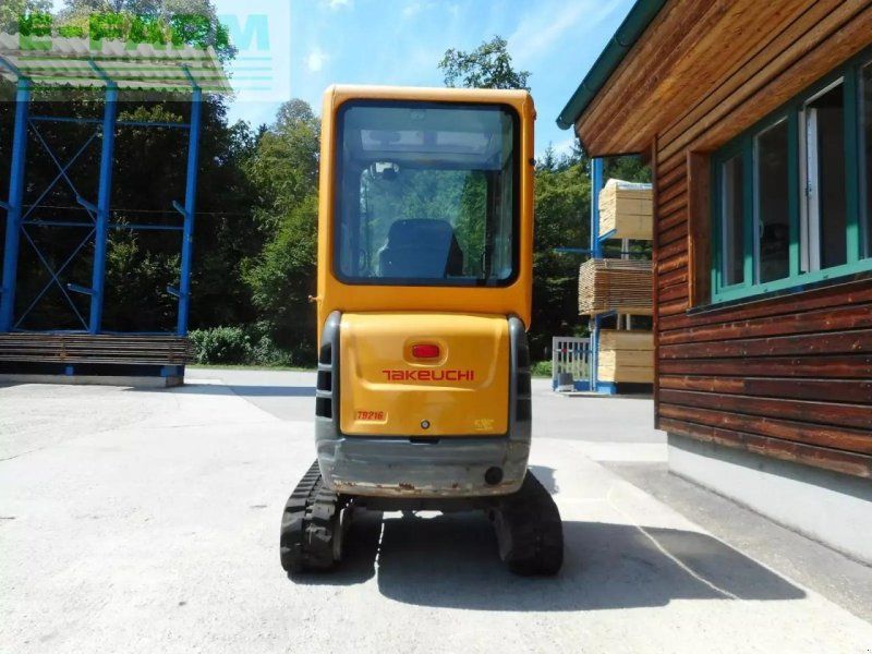 Takeuchi tb 216 ( 1.865kg ) powertilt + hydr. schnellwech