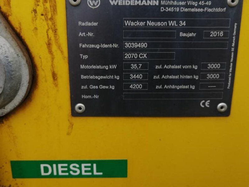 Weidemann 2070 CX