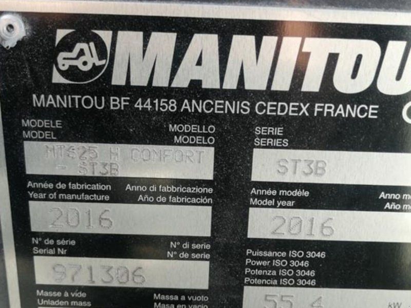 Manitou MT625H