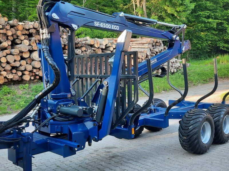Scheifele SR 8 Rückewagen Forstkran 6500 Auflaufbremse