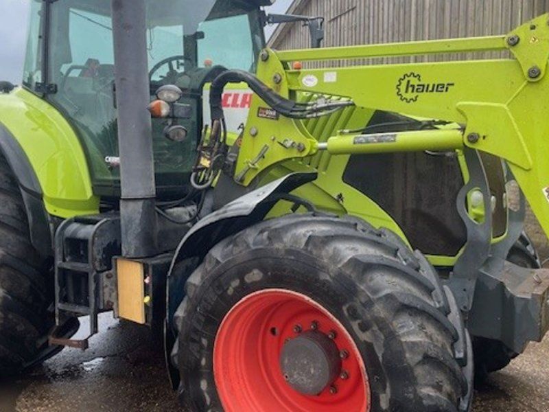 Claas AXION 820 CEBIS M. Hauer VX150 læsser
