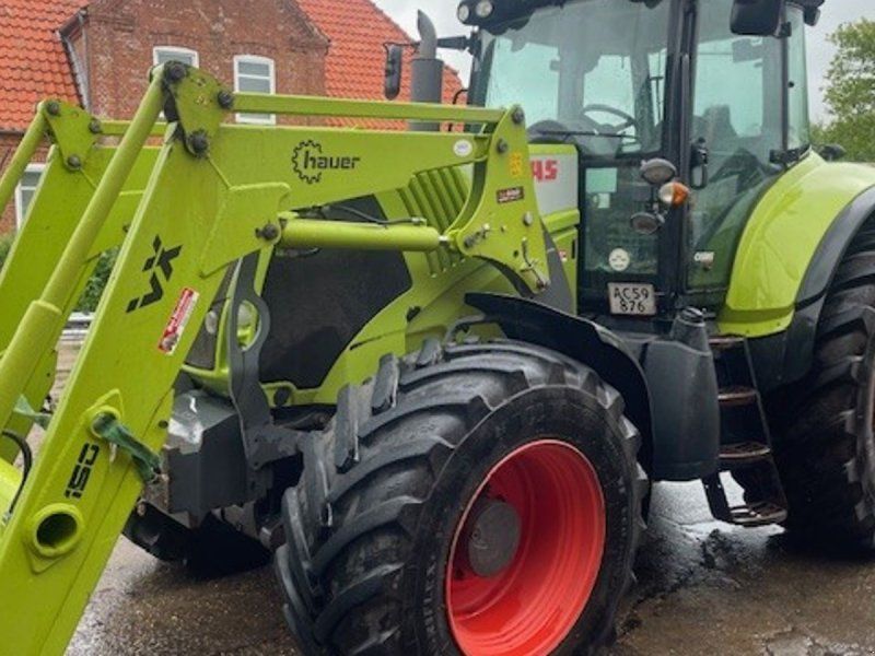 Claas AXION 820 CEBIS M. Hauer VX150 læsser