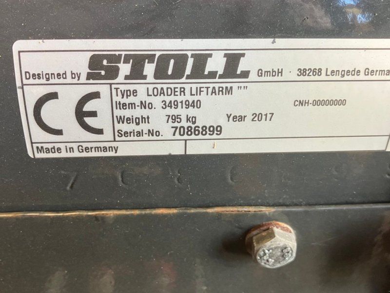 Stoll FZ 60,1 3 ventil og dæmpning Med beslag for NH T7.270