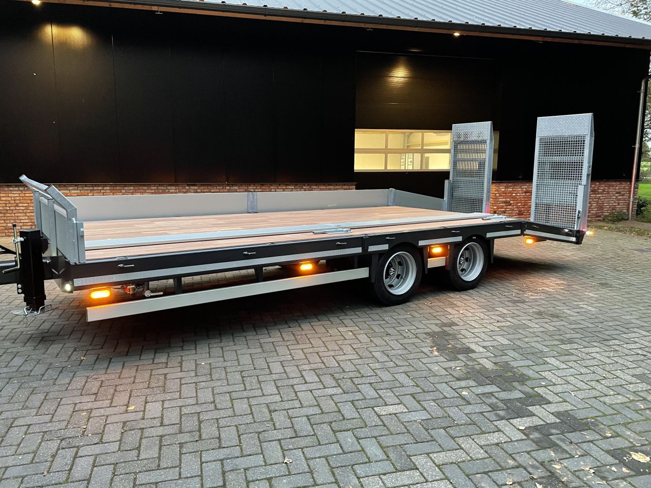 Dieplader oprijwagen