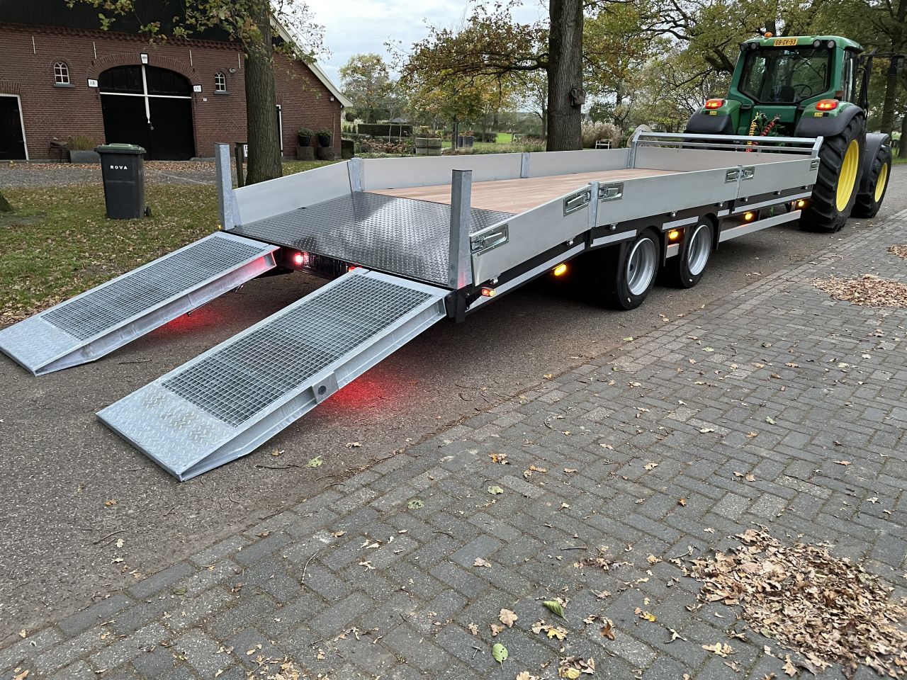 Dieplader oprijwagen
