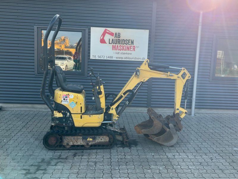 Yanmar SV08 Hurtig skifte og 3 skovle