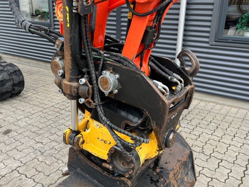 Kubota KX080-4 Engcon rotortilt og centralsmørring