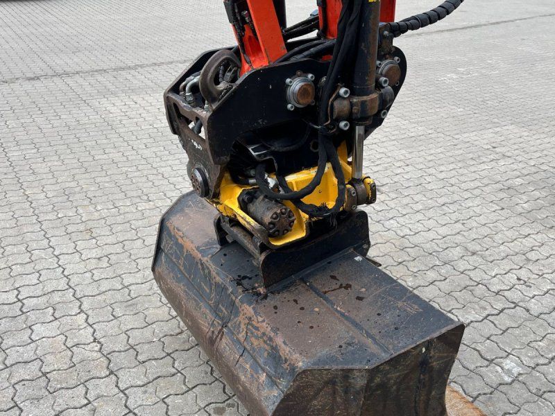Kubota KX080-4 Engcon rotortilt og centralsmørring