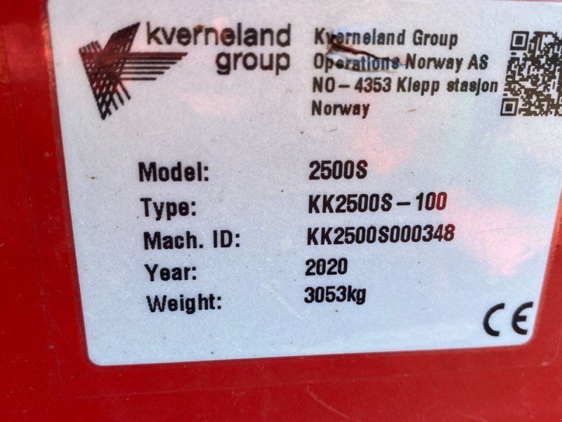 Kverneland 2500S-VARIOMAT 5 furet