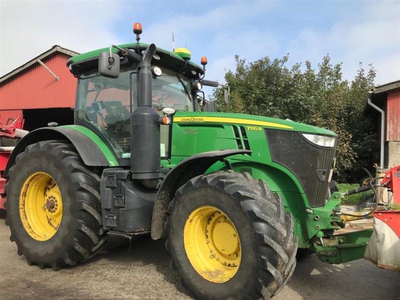 John Deere 7310R Front PTO og lift. GPS ready. Affjedret foraksel og kabine