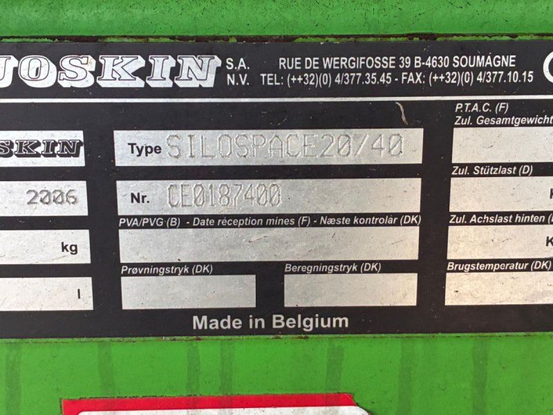 Joskin Silo Space 20/40 Silo Space 20/40