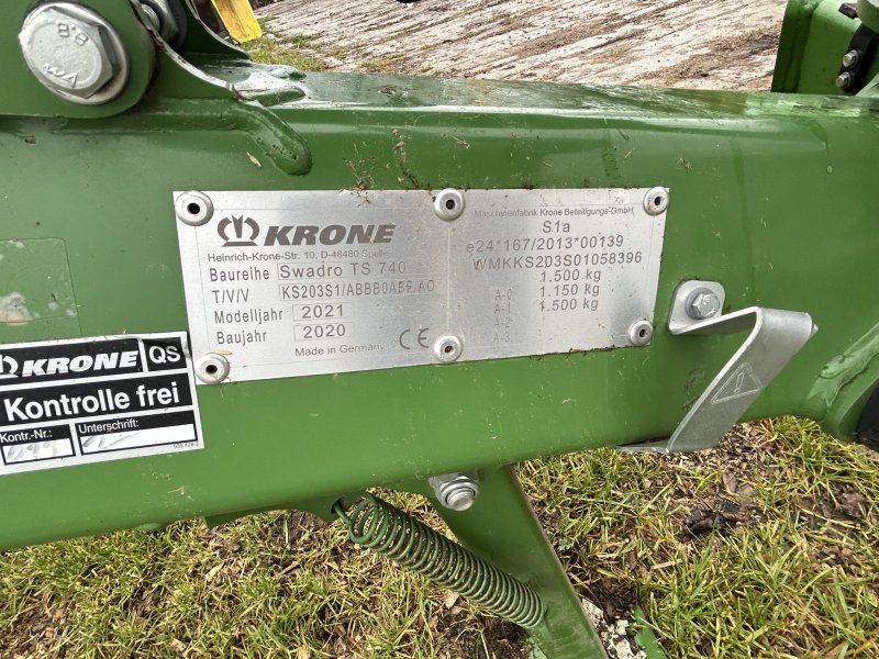 Krone Swadro TS 740